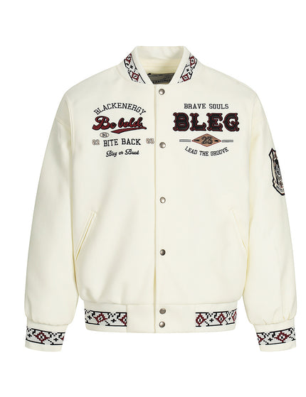 Bata de algodón bordada de industria pesada