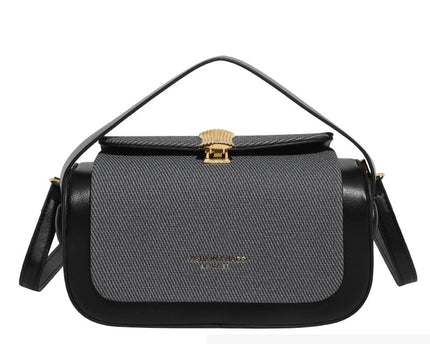 Elegante Piccola Borsa Quadrata a Spalla e a Tracolla