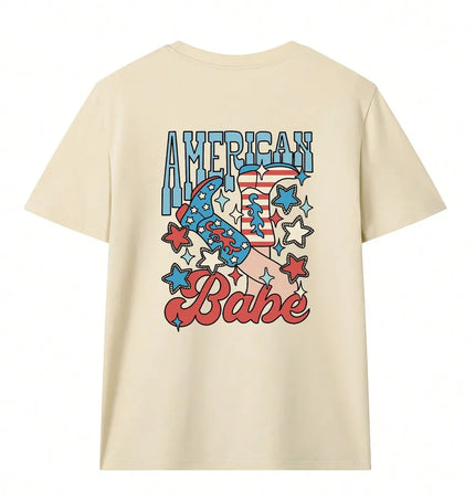 Camiseta gráfica con letra