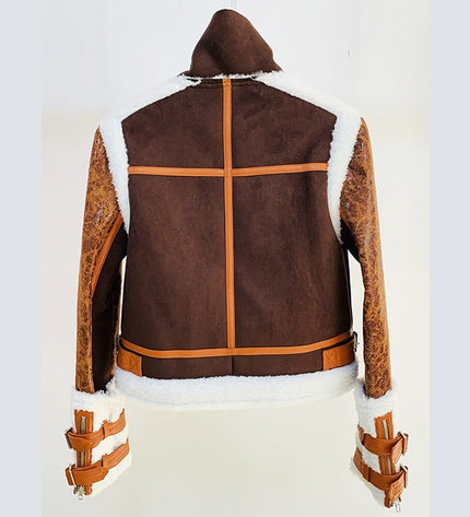 Grozavu: Deerskin Suede Cropped Jacket, Lamb Wool Coat