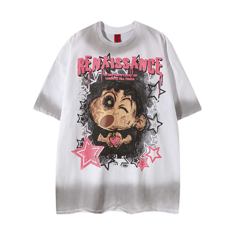 Front view of Crayon Shin Chan Printed Top - Grozavu brand streetwear