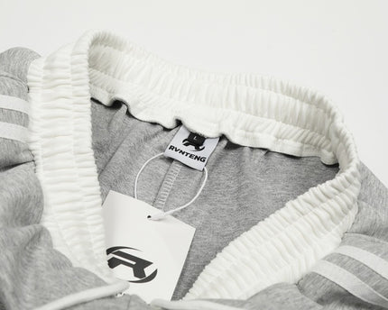 Street Style Towel Embroidery Heart Graphic Sweatpants