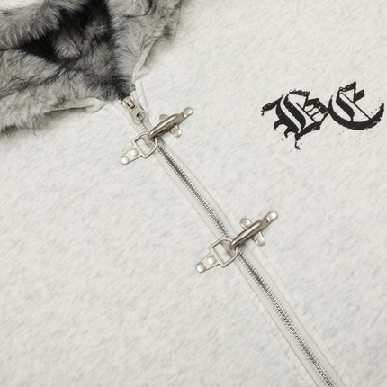 Veste à capuche en velours - Coupe ample