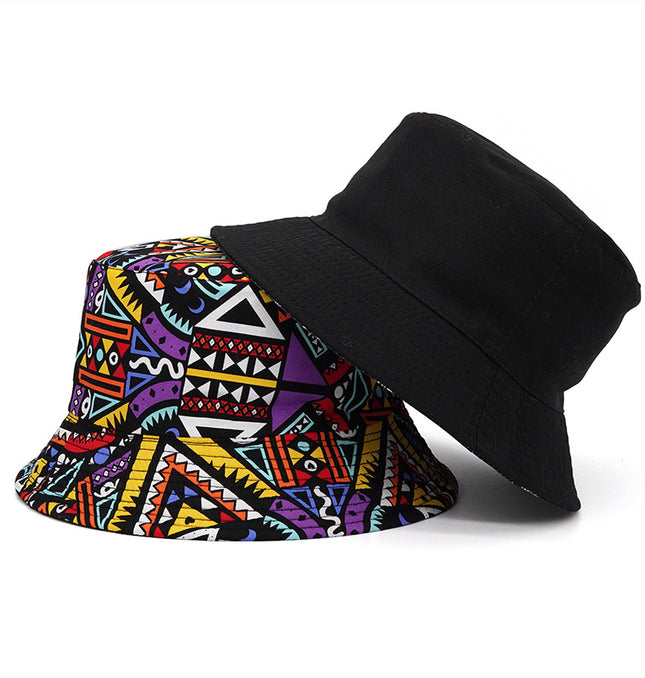 Patterned Bucket Hat styling detail - Premium Streetwear