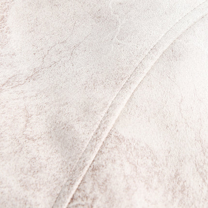 Veste en cuir à motif fissuré – Coupe ample