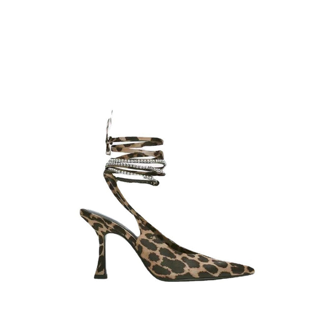 Stylish Strides: Women's Leopard Mules at €99.00