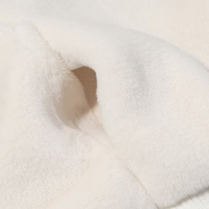 Abrigo de Invierno con Capucha de Piel Sintética