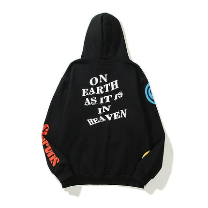 Kanye's 3D Graffiti Hip Hop Hoodie: Unisex Style at €42.99