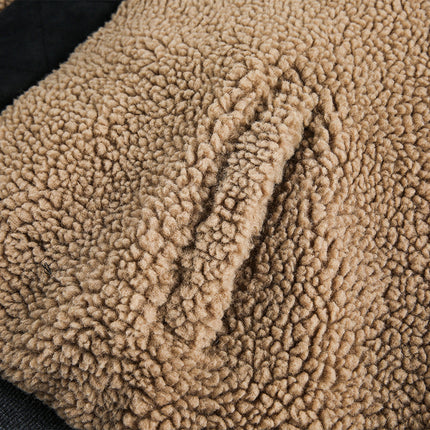 Lammwolle Baumwolle Wendeweste