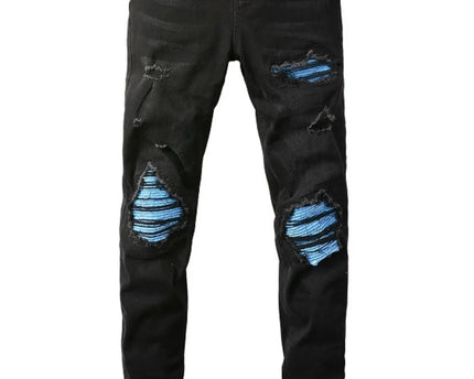 Men's Distressed Skinny Jeans