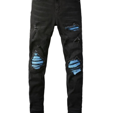 Men's Distressed Skinny Jeans