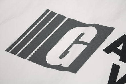 Camisa de Manga Larga con Cuello en V Deportiva Impermeable Negra Blanca