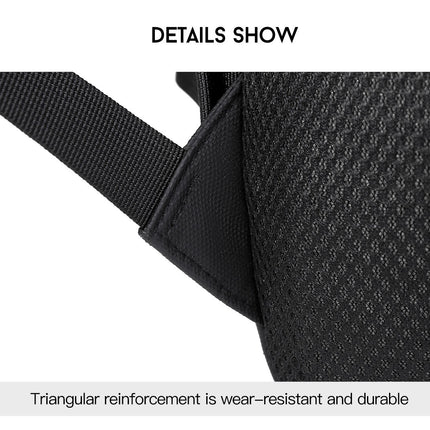 Oxford Cloth Business Travel Backpack – Black, Grey & Blue