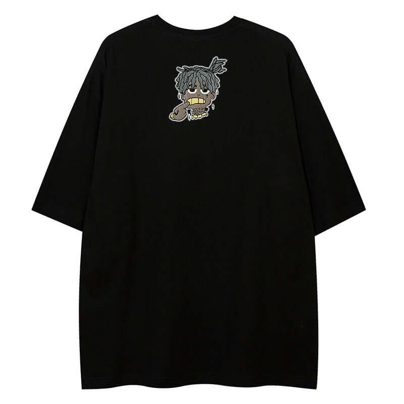 Cartoon Half Sleeve Short T-Shirt styling detail - Premium Streetwear