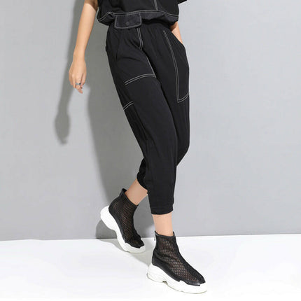 Grozavu Dark Style Loose Fit Harem Pants at €50.99