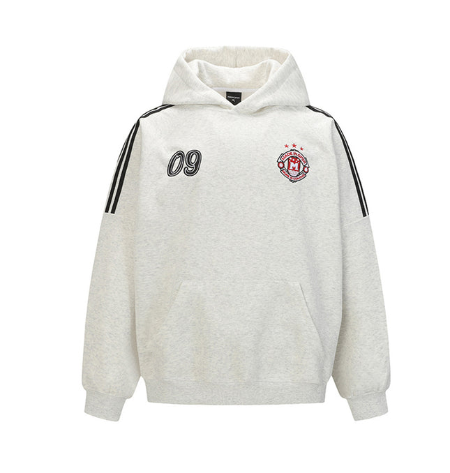 Casual Pullover Sports Hoodie - Relaxed Fit