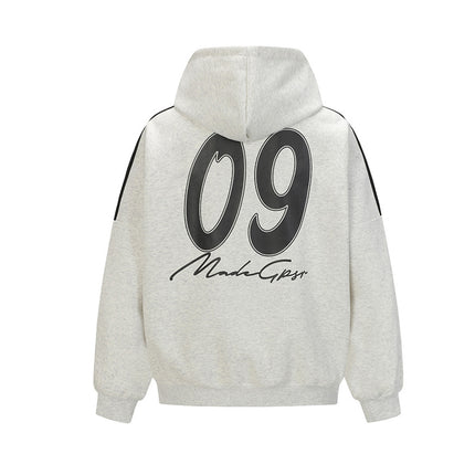 Casual Pullover Sports Hoodie - Relaxed Fit