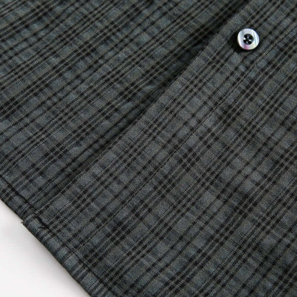 Chemise à carreaux en blocs de couleur – Coupe ample