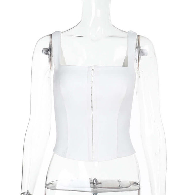 Canotta Slim Fit con Vita a Fibbia