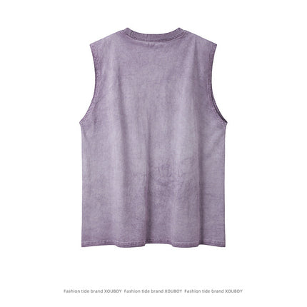 Canotta in Cotone con Stampa Cartoon – Vestibilità Larga