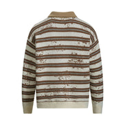 Vintage Twisted Knit Oversized Pullover Winter Sweater