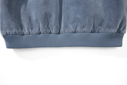 Woolen Collar Cotton Jacket With Fleece