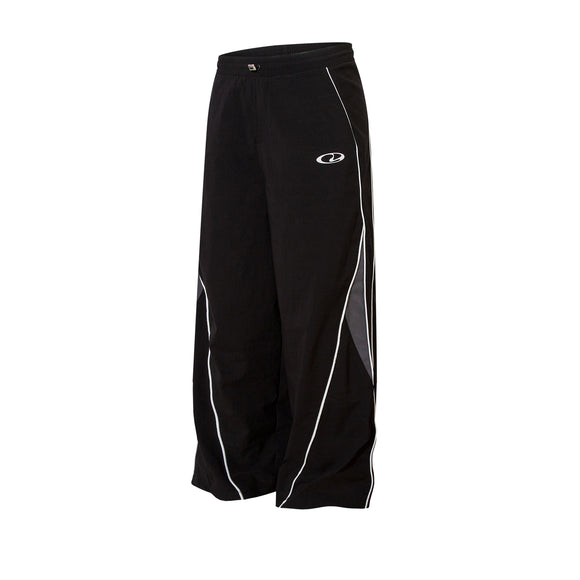 Retro functional style patchwork outdoor charging casual pants