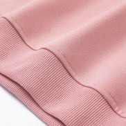 Christmas Reindeer Print Medium-Length Hoodie