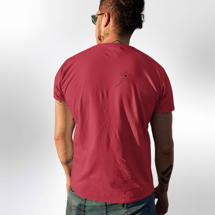 Timeless Classic Fit Cotton Tee by Gildan, offering a relaxed silhouette for all-day wear.