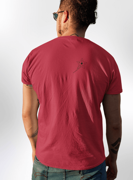 Timeless Classic Fit Cotton Tee by Gildan, offering a relaxed silhouette for all-day wear.
