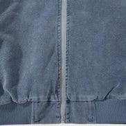 Woolen Collar Cotton Jacket With Fleece