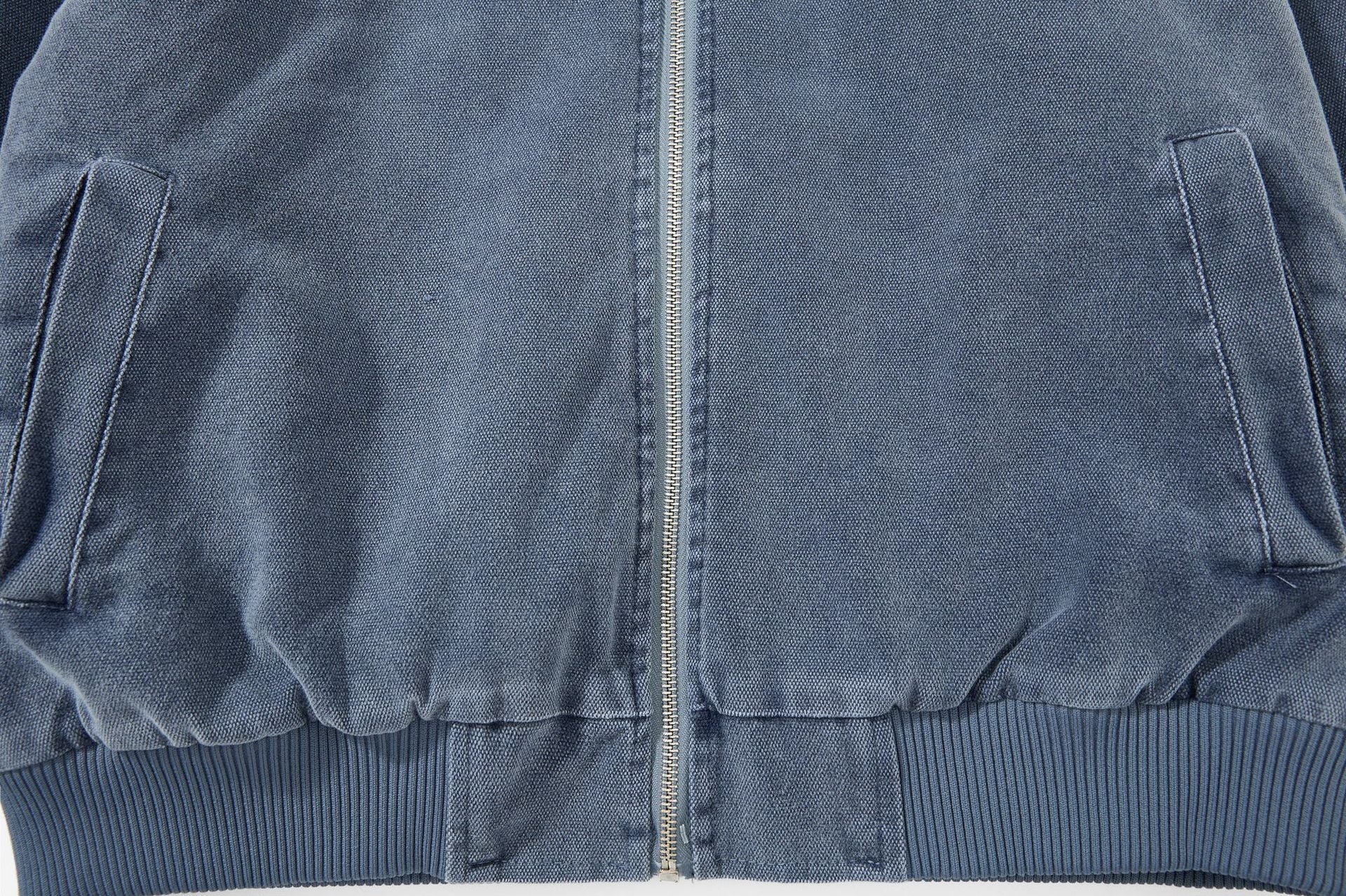 Woolen Collar Cotton Jacket With Fleece