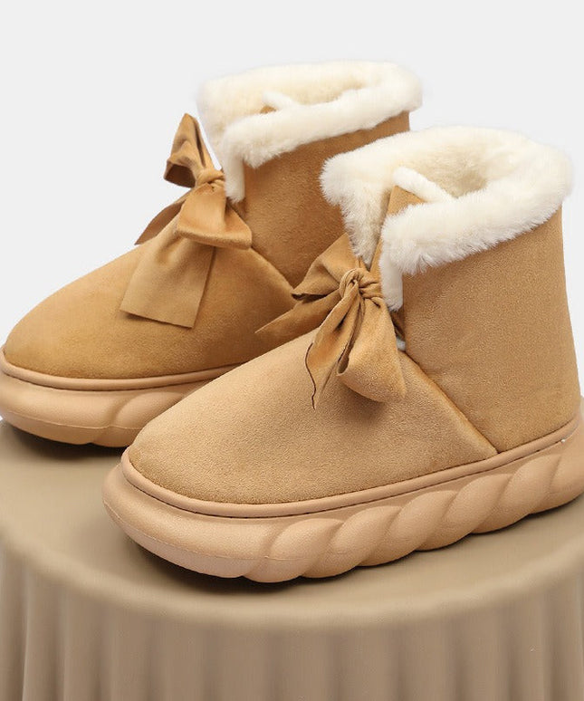 Grozavu's Winter Cotton Slippers: Thick Sole for Indoor Warmth, Fashionable