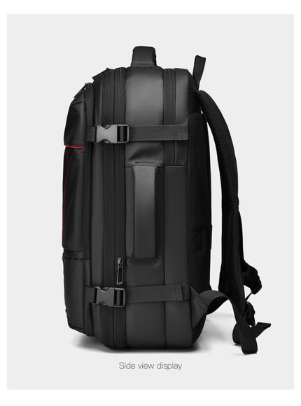 Oxford Cloth Business Travel Backpack – Black, Grey & Blue