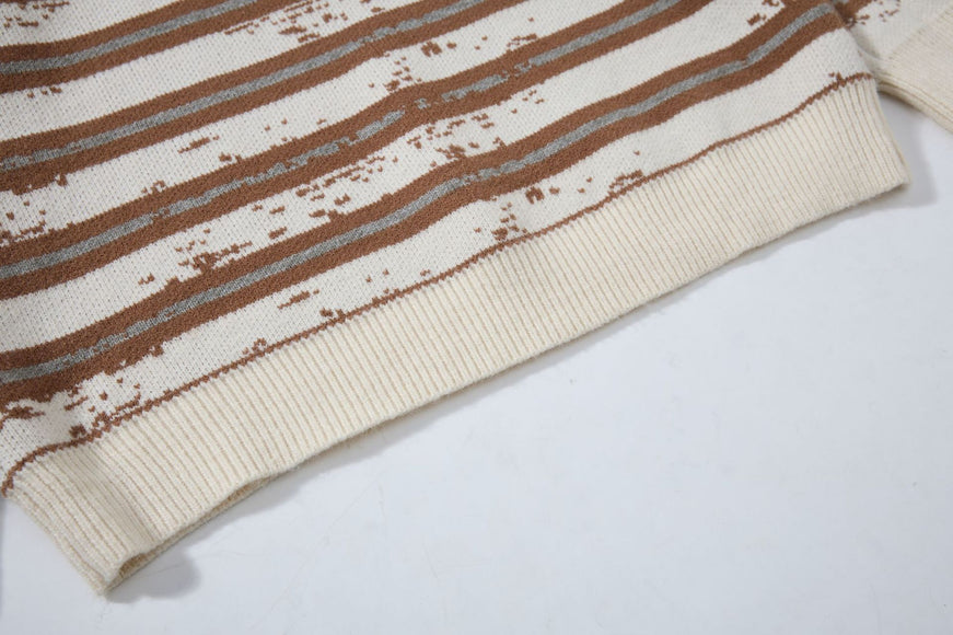 Maglione invernale oversized a maglia attorcigliata vintage