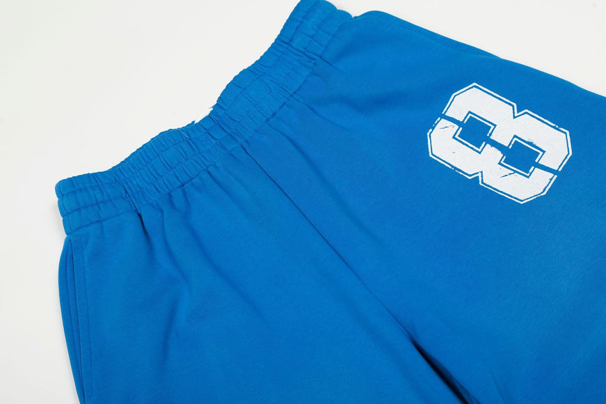 Retro Stylish Letter Print Deconstructed Loose Wide-Leg Men's Knife Pants