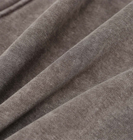 American Retro Washed Hoodie – Loose Fit fabric close-up showcasing its soft texture and relaxed style.
