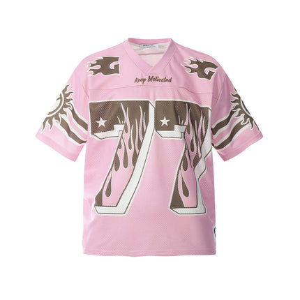 Exclusive V Neck Summer Jersey Tee urban aesthetic - Image 6