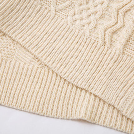 Pull en tricot à col rond ample