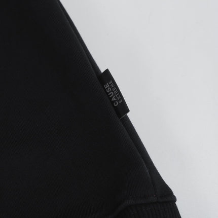 Hanorac cu glugă din bumbac premium pentru bărbați și femei, cu imprimeu de cerneală combinat