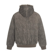 Cotton collar jacket with cotton jacket