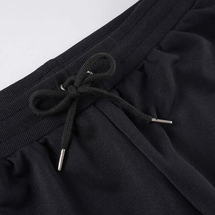 Pantalones Deportivos Casuales Negros – Corte Suelto