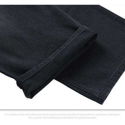 Gerade lockere Passform Denim Jeans für Männer und Frauen