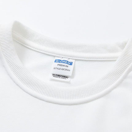 Christmas Reindeer Print Medium-Length Hoodie