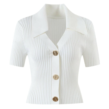 New Arrival: V-Neck Knitted Cardigan Coat with French Flair! at €53.99