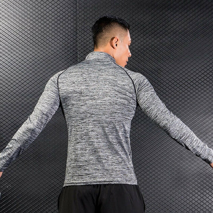 Sport Men's Quick Dry Long Sleeve T-shirt: Stay Comfortable During Fitness Training at €30.99