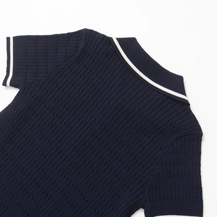 Haut en tricot tressé à huit brins – Coupe ample