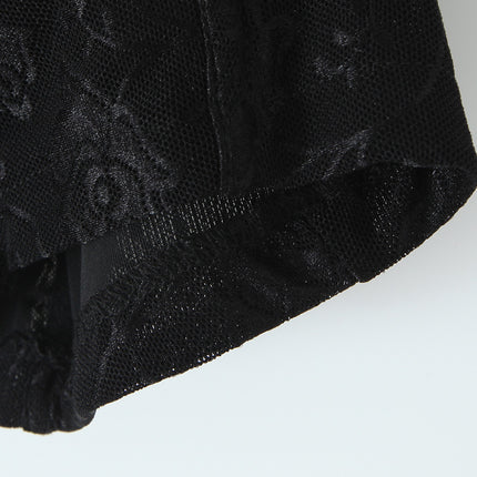 Débardeur en coton cintré à dentelle en forme de poisson