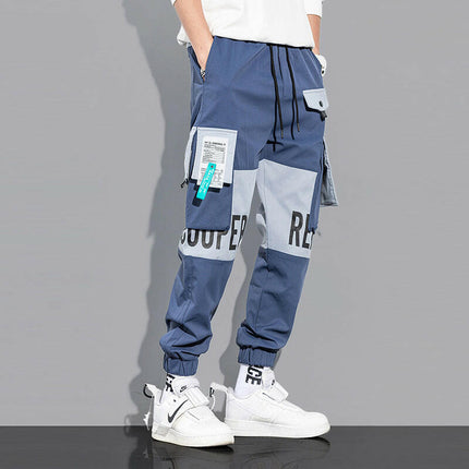 Grozavu's Trendy Colorwork Hip-Hop Pants: Casual & Loose Fit for Fall at €30.99