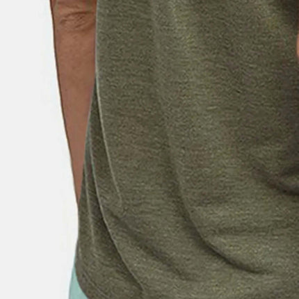 Camiseta sin mangas de algodón de corte ajustado con escote redondo